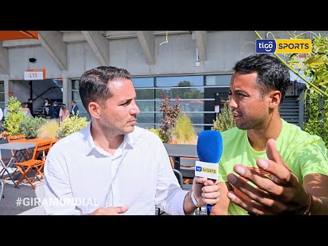 El tenista #1 de Bolivia, Hugo Dellien habla con #GiraMundial luego de su partido en Roland Garros