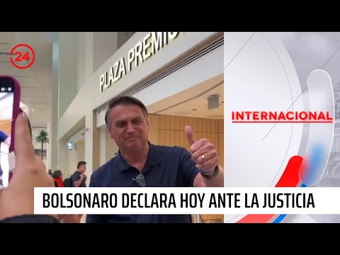 Bolsonaro declara hoy por ataque de sus adherentes en Brasilia| 24 Horas TVN Chile