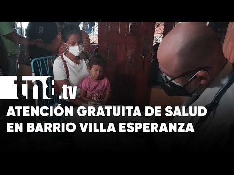 Atención médica gratuita llega al barrio Villa Esperanza, Managua - Nicaragua