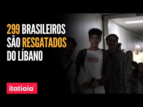 BRASILEIROS REPATRIADOS DO LÍBANO AGRADECEM GOVERNO LULA EM VOO DE VOLTA AO BRASIL