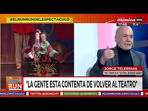 Jorge Telerman: La gente está viniendo al teatro