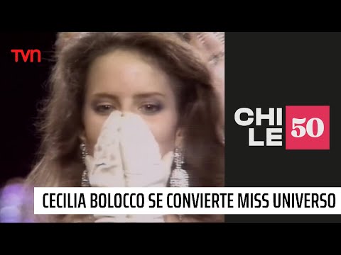 Momento histórico: Cecilia Bolocco se convierte en Miss Universo | #Chile50