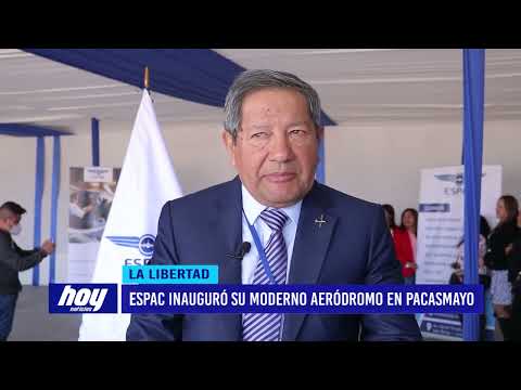 ESPAC inauguró su moderno aeródromo en Pacasmayo