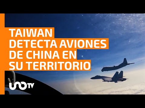 Taiwán detecta 22 aviones de combate y drones de China alrededor de su territorio