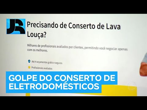 Dois criminosos são presos por aplicar golpes em clientes em site de consertos de eletrodomésticos