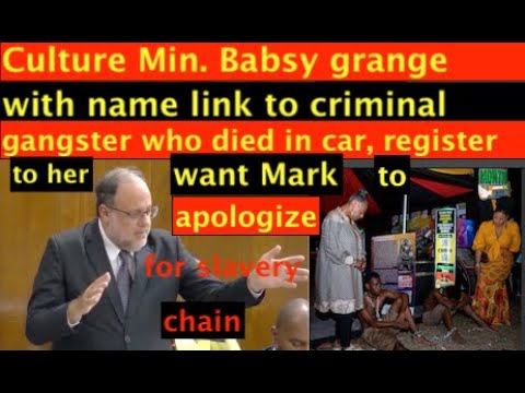 Culture Min. Grange  name link to gangster, who died in car register to her, want mark apologize