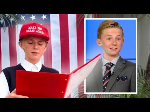 Middle School Boy KICKED OUT of School for This Viral Speech...