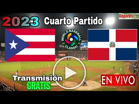 En vivo: Puerto Rico vs. República Dominicana, donde ver, RD vs. Puerto Rico en vivo, béisbol