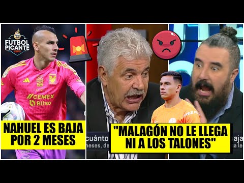 FUERTE BAJA. Tigres PIERDE a Nahuel Guzmán por 2 meses. Tuca se ENFADA con Álvaro | Futbol Picante