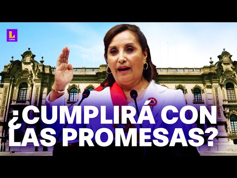 ¿Dina Boluarte cumplió con las promesas del último 28 de julio?