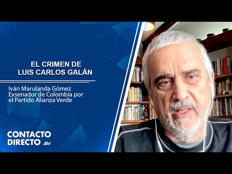 Iván Marulanda, exsenador colombiano, habla del crimen contra Galán | Contacto Directo | Ecuavisa