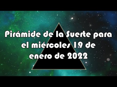 Lotería de Panamá - Pirámide para el miércoles 19 de enero de 2022