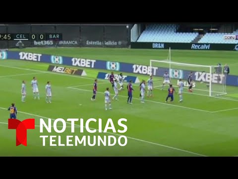 El Barça empata ante el Celta y pone en riesgo su liderato | Noticias Telemundo