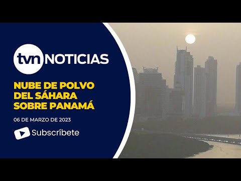Nube de Polvo del Sáhara sobre Panamá
