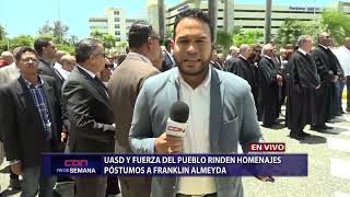 UASD y Fuerza del Pueblo rinden homenajes póstumos a Franklin Almeyda