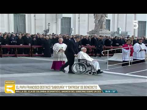 El #PapaFrancisco encabezó el funeral de su predecesor, el papa emérito #BenedictoXVI