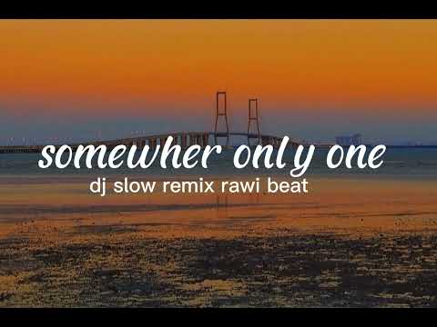 DJ SLOW REMIX !!! Rawi Beat - Somewhere Only We Know ( Slow Remix )