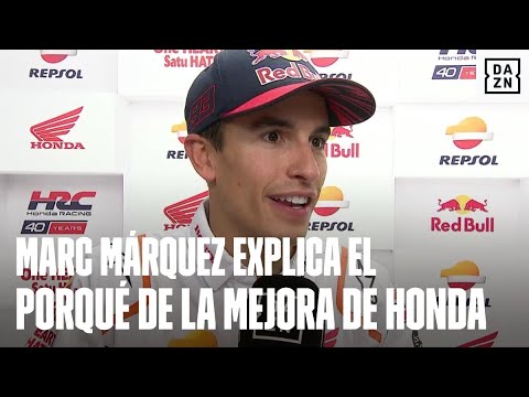 Marc Márquez explica el porqué de la mejora de Honda en Motegi