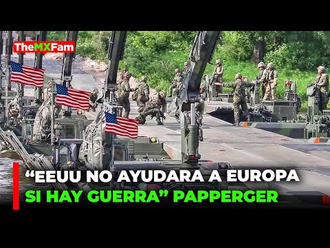 ESTAN ADVERTIDOS! EEUU No Ayudará a Europa Si hay Una Guerra Según Papperger | TheMXFam