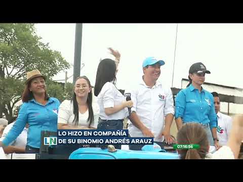 Luisa González recorrió calles de Guayaquil como parte de su campaña electoral