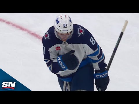 Jets Kyle Connor Opens The Scoring In Game 4 On A Wild Scramble Play