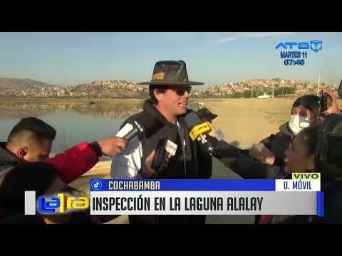 Realizan una inspección en la Laguna Alalay en Cochabamba