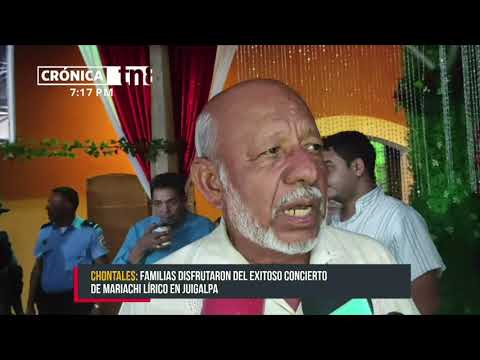 Concierto de mariachi lírico «Amor de Madre» todo un éxito en Juigalpa - Nicaragua