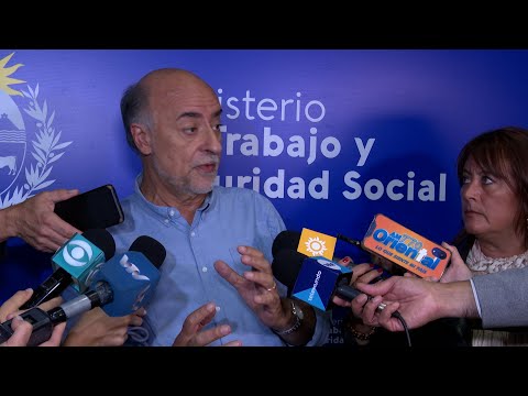 Declaraciones del ministro de Trabajo y Seguridad Social, Pablo Mieres