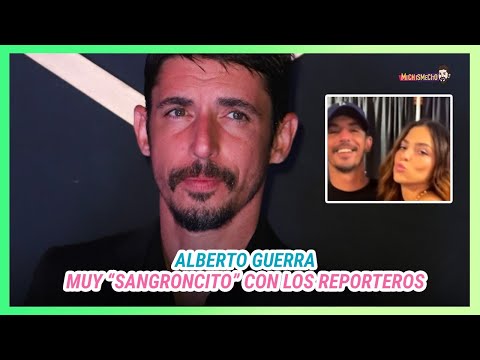 Alberto Guerra huye de la prensa al cuestionarlo sobre infidelidad a Zuria Vega | MICHISMESITO