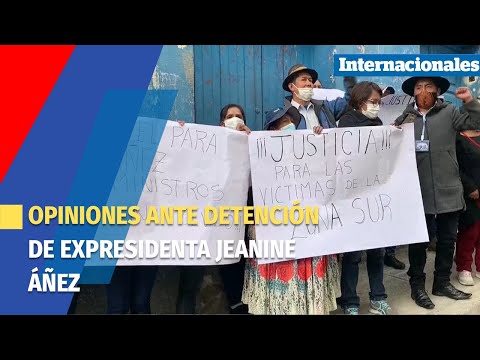 División por tratamiento como exsenadora a Áñez ante la Justicia boliviana