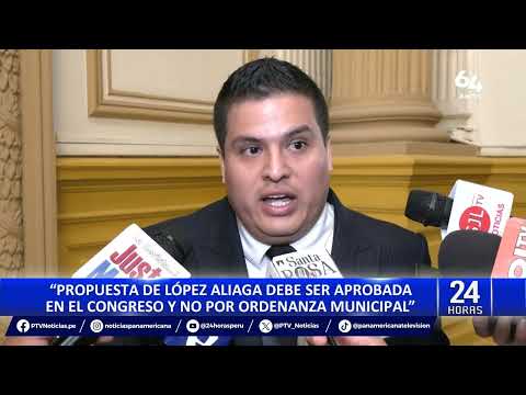 Diego Bazán: Propuesta para dotar de armas a serenos debe ser aprobada por el Congreso