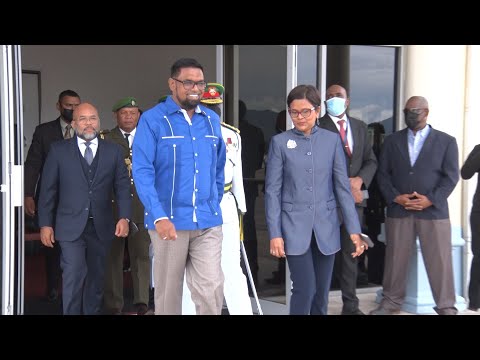Guyana's President Departs