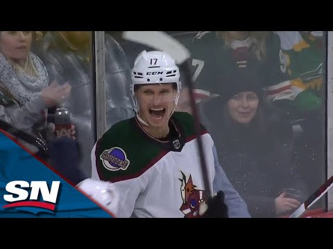 Coyotes Bjugstad Snipes Top Corner vs. Former Team To Complete Second Career Hat Trick