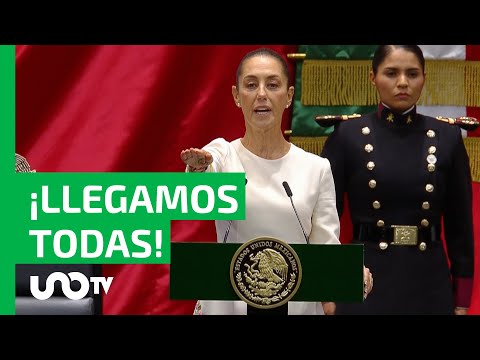 Claudia Sheinbaum primera presidenta de México toma protesta San Lázaro