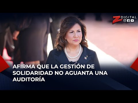 Josefina Capellán afirma que la gestión de Solidaridad no aguanta una auditoría