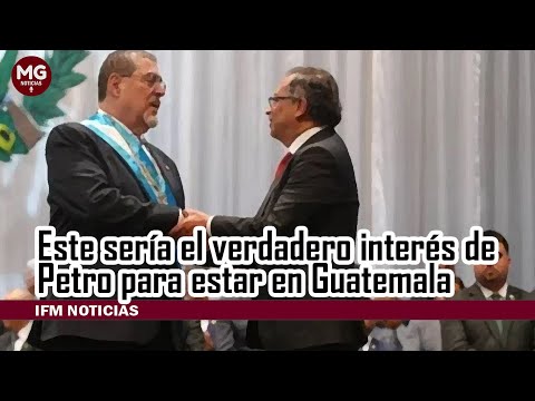 Petro sorprende al asistir a posesión presidencial en Guatemala