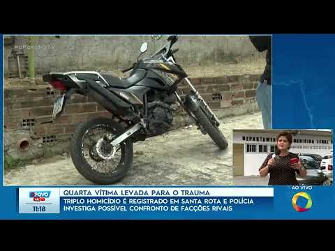 Triplo homicídio é registrado e polícia investiga possível confronto de facções - O Povo na TV