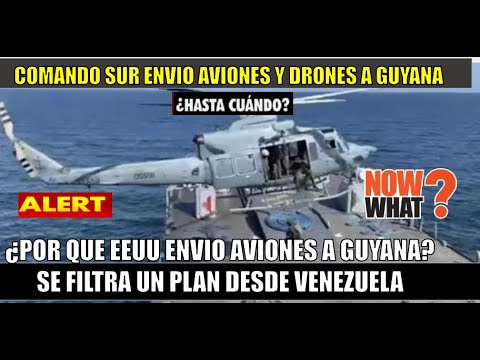 ULTIMA HORA! FILTRAN plan de invasion de MADURO EEUU envia aviones a GUYANA