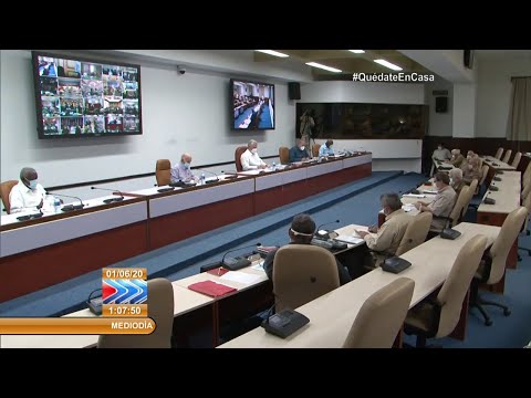 Consejo de Ministros aborda estrategia para enfrentar la COVID-19 en Cuba