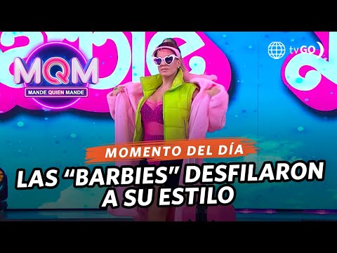 Mande Quien Mande: La fiebre de “Barbie” llegó al set (HOY)