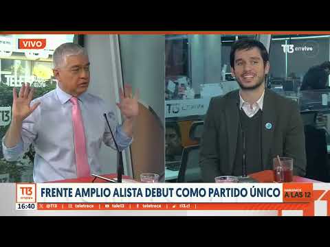 Frente Amplio alista debut como partido único