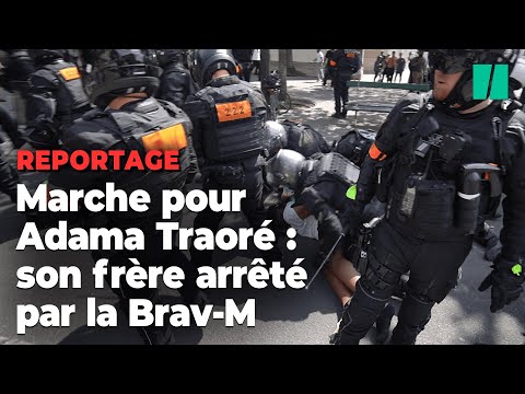 Marche pour Adama Traoré : l’arrestation de son frère Youssouf filmée par notre reporter