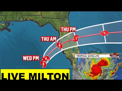 LIVE TRACKING HURRICANE MILTON -  Major Storm Surge Devastating Florida!