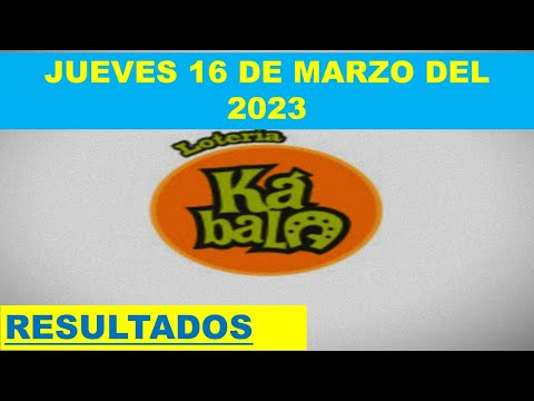 RESULTADO SORTEO KÁBALA, CHAUCHAMBA DEL JUEVES 16 DE MARZO DEL 2023 /LOTERÍA DE PERÚ/