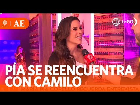 María Pía Copello se reencuentra con Camilo 13 años después | América Espectáculos (HOY)