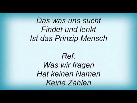 17788 Peter Schilling - Das Prinzip Mensch Lyrics