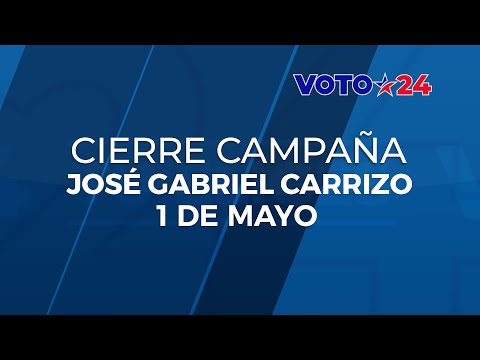 #EnDirecto | Cierre de campaña del candidato del PRD y Molirena, José Gabriel Carrizo - #Voto24