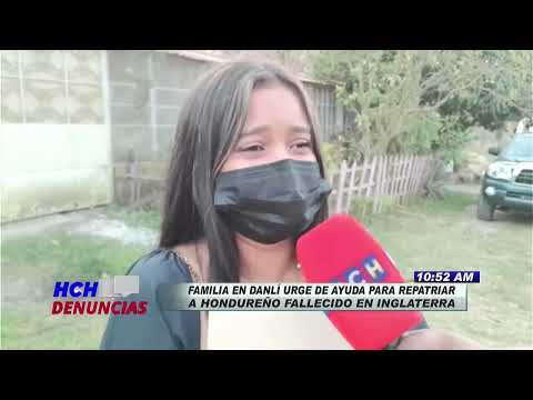 ¡Entre lágrimas! Hija pide ayuda para repatriar a su papá hondureño, fallecido en Inglaterra