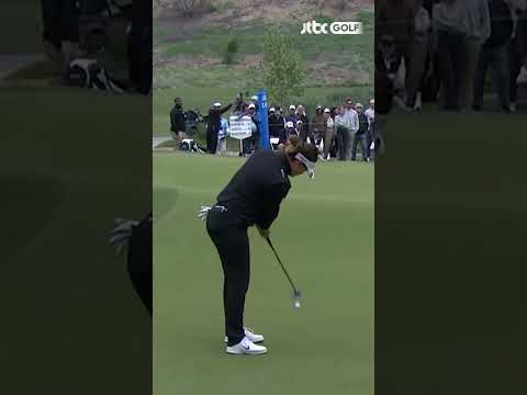 이 거리에서 이글 퍼트를? 디펜딩 챔피언 한나 그린의 이글 퍼트!