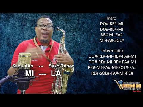 TUTORIAL INTRO E INTERMEDIO de MOVIMIENTO DE GLORIA  en SAXO ALTO y TROMPETA O SAXO TENOR